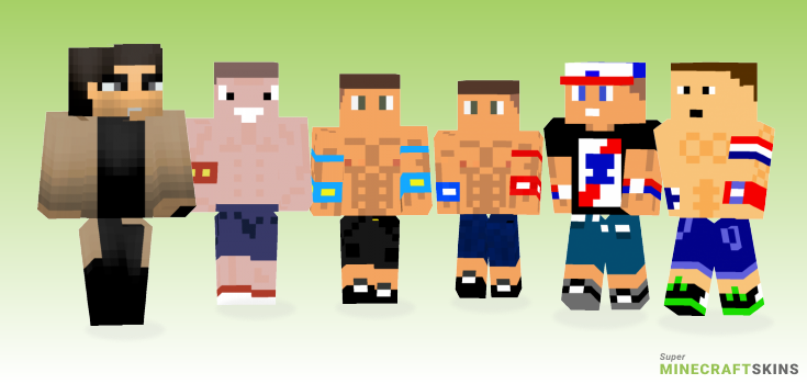 John cena Minecraft Skins - Best Free Minecraft skins for Girls and Boys
