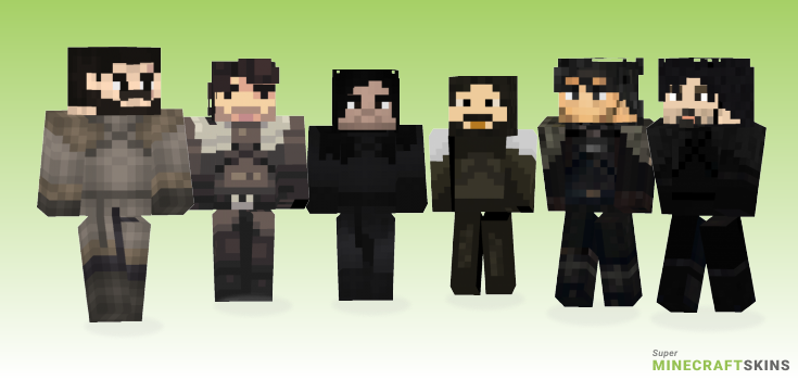 Jon snow Minecraft Skins - Best Free Minecraft skins for Girls and Boys