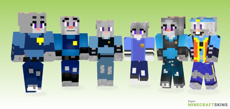 Judy Minecraft Skins - Best Free Minecraft skins for Girls and Boys