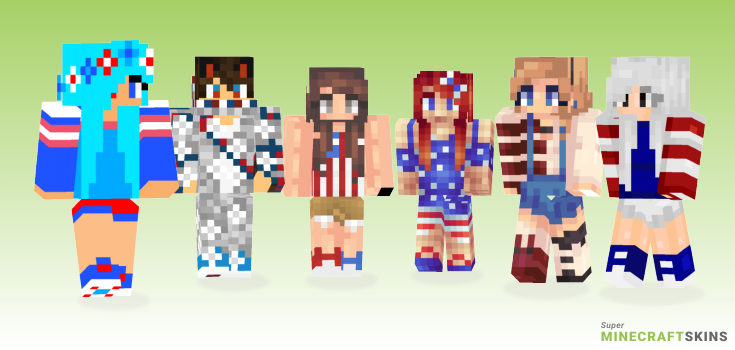 July Minecraft Skins - Best Free Minecraft skins for Girls and Boys
