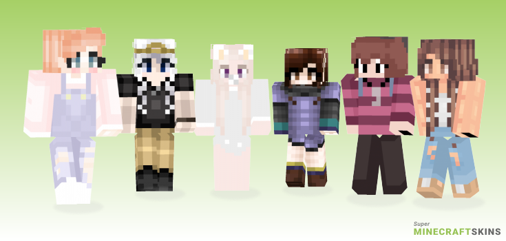 June Minecraft Skins - Best Free Minecraft skins for Girls and Boys