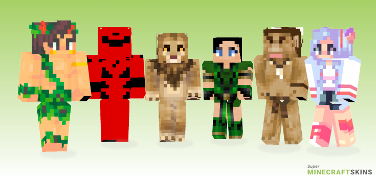 Jungle Minecraft Skins - Best Free Minecraft skins for Girls and Boys