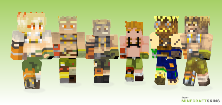 Junkrat Minecraft Skins - Best Free Minecraft skins for Girls and Boys