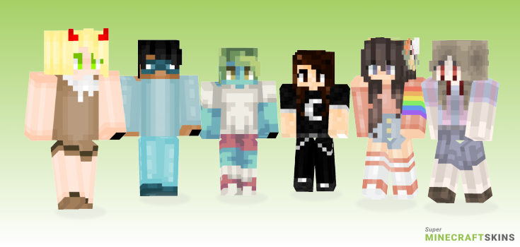 Just like Minecraft Skins - Best Free Minecraft skins for Girls and Boys