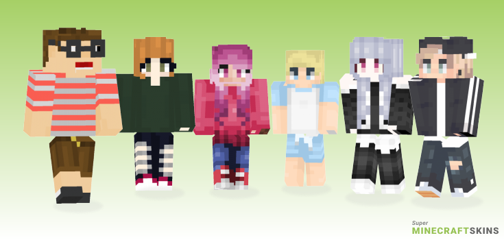 Just some Minecraft Skins - Best Free Minecraft skins for Girls and Boys