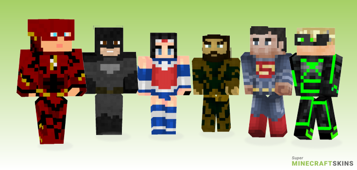 Justice Minecraft Skins - Best Free Minecraft skins for Girls and Boys