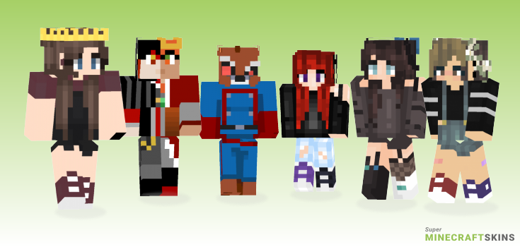 Kind Minecraft Skins - Best Free Minecraft skins for Girls and Boys