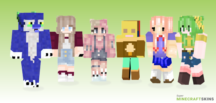 Kisses Minecraft Skins - Best Free Minecraft skins for Girls and Boys