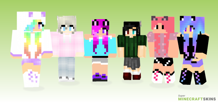 Kitty girl Minecraft Skins - Best Free Minecraft skins for Girls and Boys