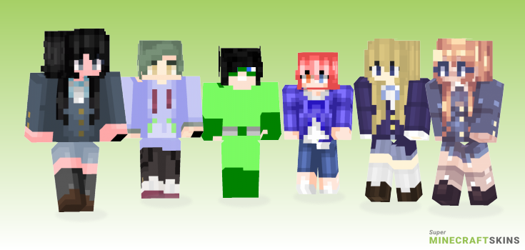 Kon Minecraft Skins - Best Free Minecraft skins for Girls and Boys