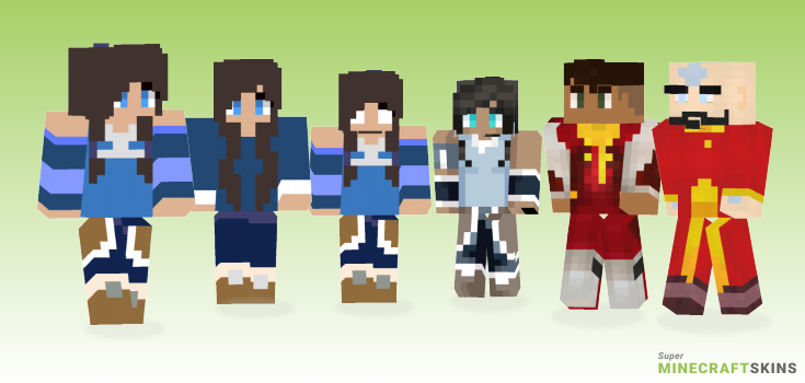 Korra Minecraft Skins - Best Free Minecraft skins for Girls and Boys
