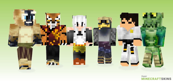 Kung Minecraft Skins - Best Free Minecraft skins for Girls and Boys