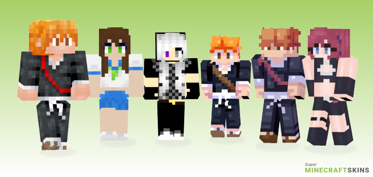Kurosaki Minecraft Skins - Best Free Minecraft skins for Girls and Boys