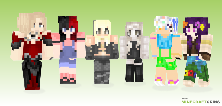 Lady Minecraft Skins - Best Free Minecraft skins for Girls and Boys