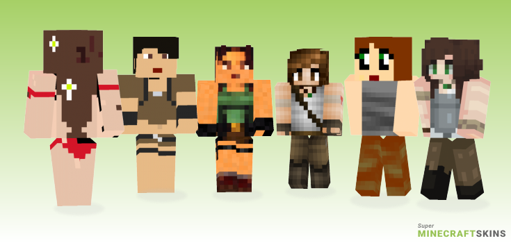 Lara Minecraft Skins - Best Free Minecraft skins for Girls and Boys