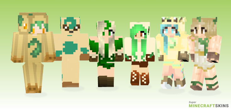 Leafeon Minecraft Skins - Best Free Minecraft skins for Girls and Boys