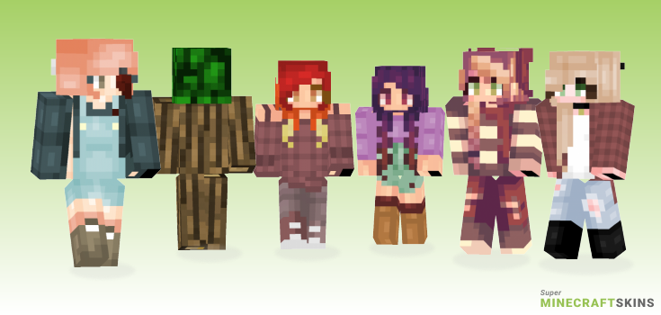 Leaves Minecraft Skins - Best Free Minecraft skins for Girls and Boys