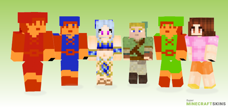 Legend Minecraft Skins - Best Free Minecraft skins for Girls and Boys