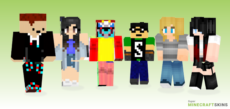 Lel Minecraft Skins - Best Free Minecraft skins for Girls and Boys