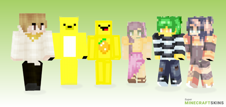 Lemon Minecraft Skins - Best Free Minecraft skins for Girls and Boys
