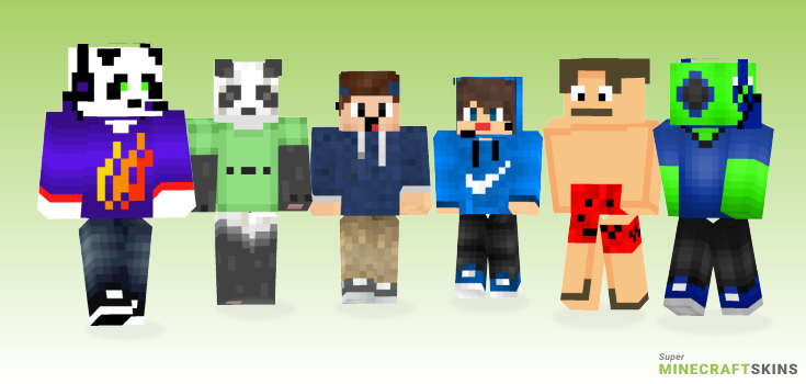 Logo Minecraft Skins - Best Free Minecraft skins for Girls and Boys
