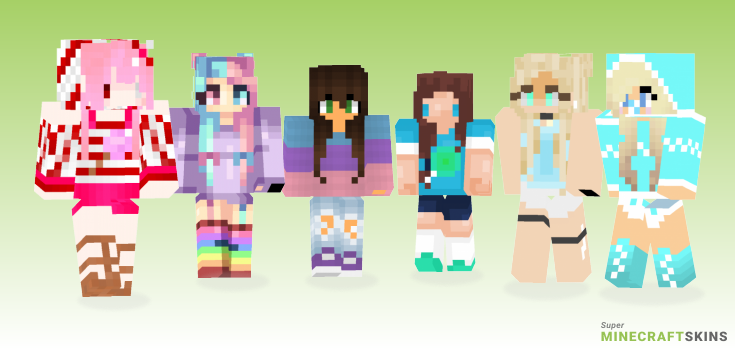 Lollipop Minecraft Skins - Best Free Minecraft skins for Girls and Boys