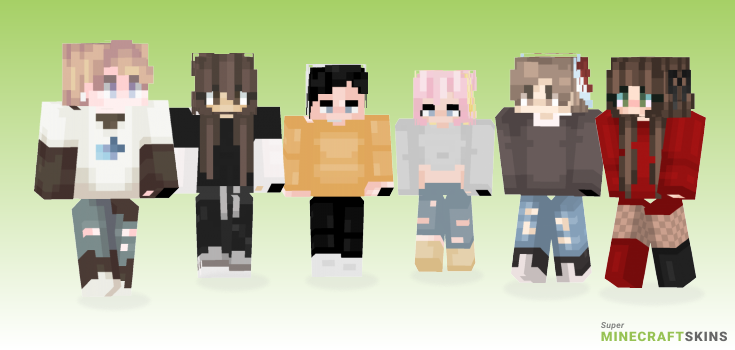 Looks Minecraft Skins - Best Free Minecraft skins for Girls and Boys