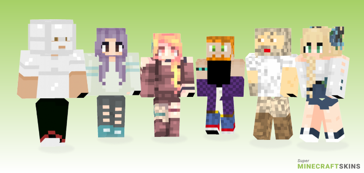 Lose Minecraft Skins - Best Free Minecraft skins for Girls and Boys