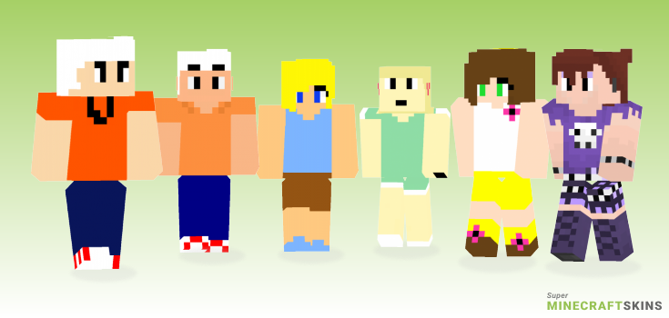 Loud Minecraft Skins - Best Free Minecraft skins for Girls and Boys