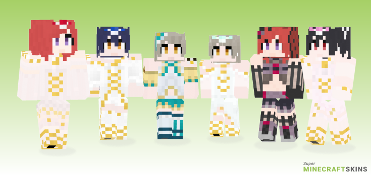 Lovelive Minecraft Skins - Best Free Minecraft skins for Girls and Boys