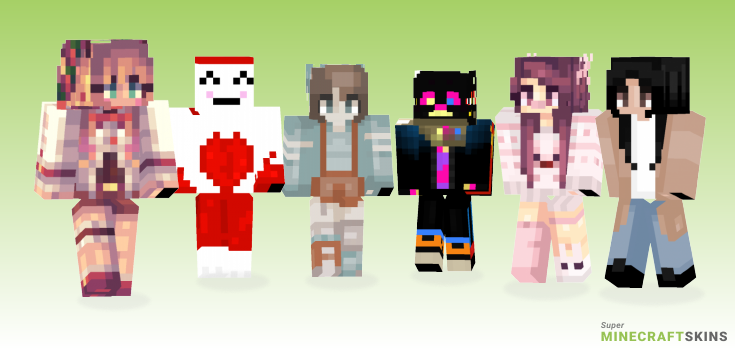Lovely Minecraft Skins - Best Free Minecraft skins for Girls and Boys