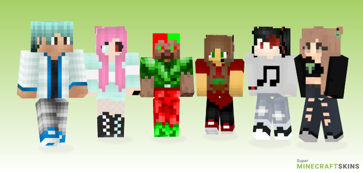 Lover Minecraft Skins - Best Free Minecraft skins for Girls and Boys
