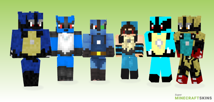 Lucario Minecraft Skins - Best Free Minecraft skins for Girls and Boys