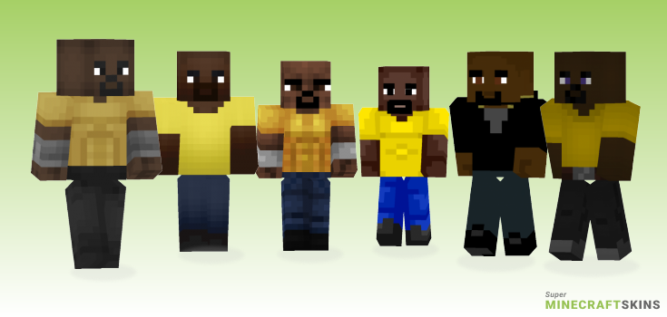 Luke cage Minecraft Skins - Best Free Minecraft skins for Girls and Boys