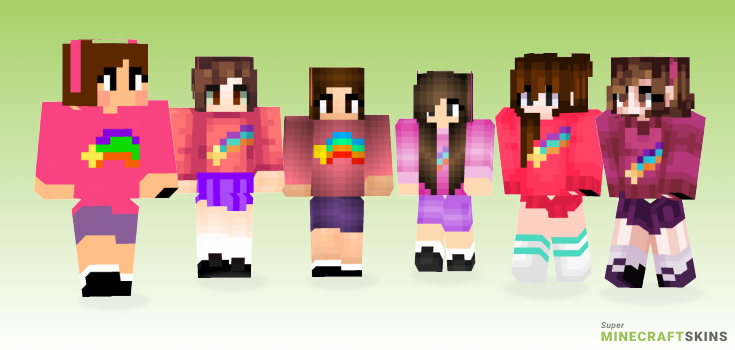 Mabel pines Minecraft Skins - Best Free Minecraft skins for Girls and Boys