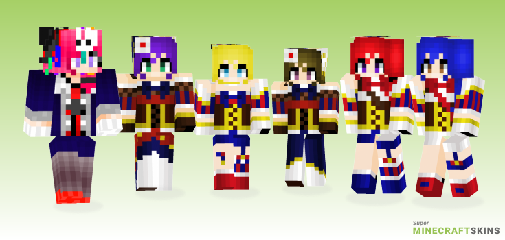 Magician set Minecraft Skins - Best Free Minecraft skins for Girls and Boys