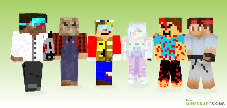 Maniac Minecraft Skins - Best Free Minecraft skins for Girls and Boys