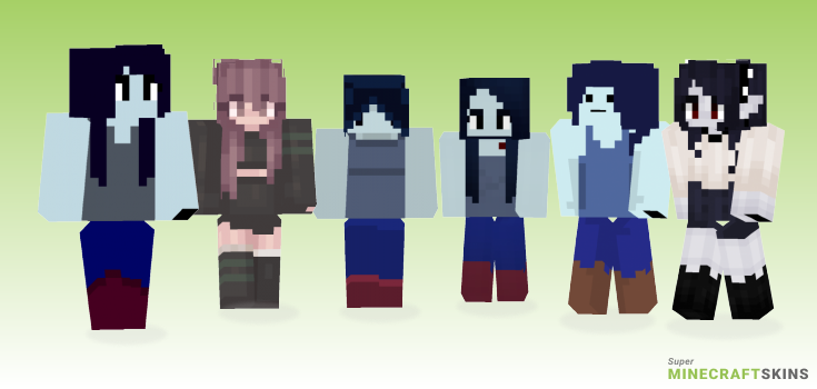 Marceline Minecraft Skins - Best Free Minecraft skins for Girls and Boys