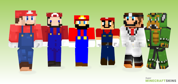 Mario Minecraft Skins - Best Free Minecraft skins for Girls and Boys