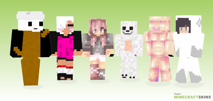 Marshmallow Minecraft Skins - Best Free Minecraft skins for Girls and Boys