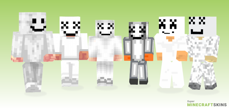 Marshmello Minecraft Skins - Best Free Minecraft skins for Girls and Boys