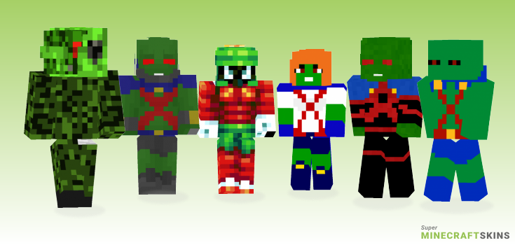 Martian Minecraft Skins - Best Free Minecraft skins for Girls and Boys