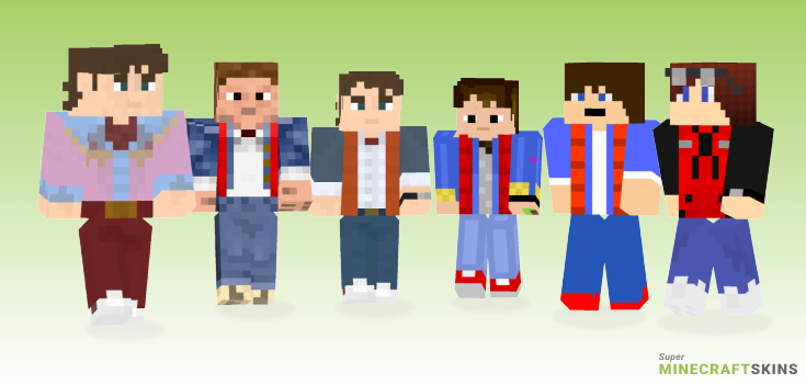 Marty mcfly Minecraft Skins - Best Free Minecraft skins for Girls and Boys