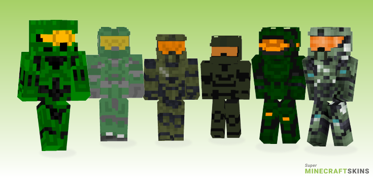 Master chief Minecraft Skins - Best Free Minecraft skins for Girls and Boys