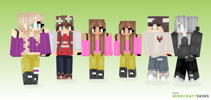 Matching Minecraft Skins - Best Free Minecraft skins for Girls and Boys