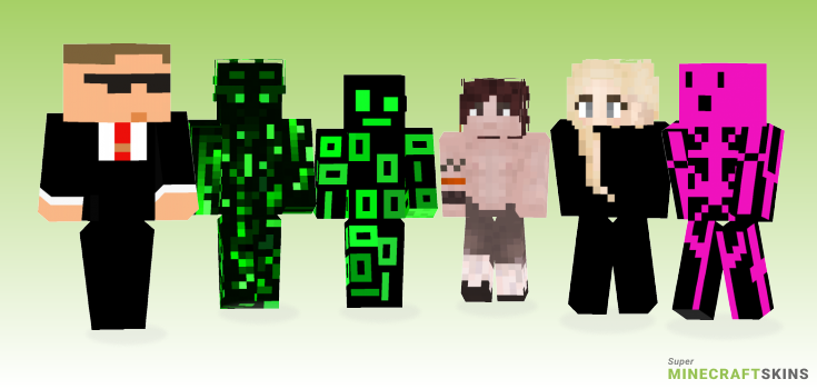 Matrix Minecraft Skins - Best Free Minecraft skins for Girls and Boys