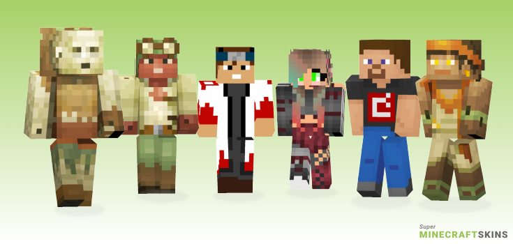 Mcpe Minecraft Skins - Best Free Minecraft skins for Girls and Boys
