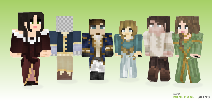 Medieval noble Minecraft Skins - Best Free Minecraft skins for Girls and Boys