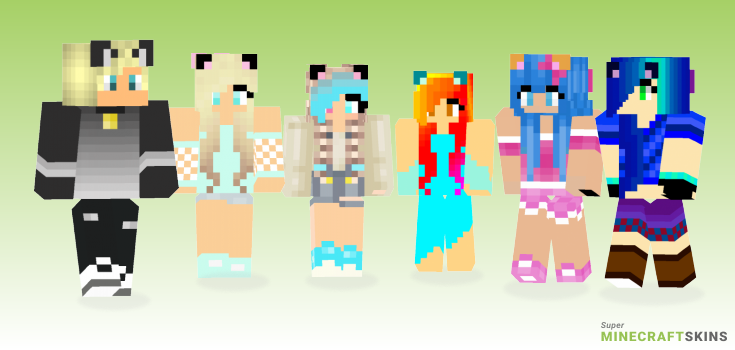 Mefwa Minecraft Skins - Best Free Minecraft skins for Girls and Boys