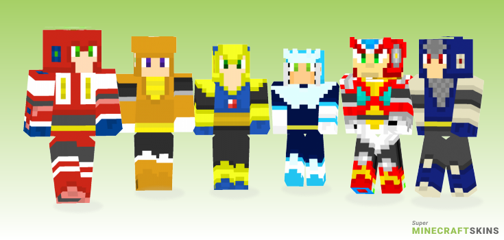 Mega man Minecraft Skins - Best Free Minecraft skins for Girls and Boys